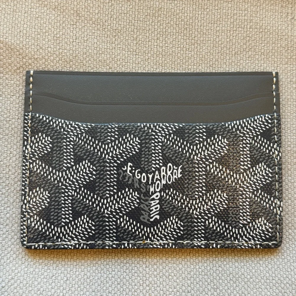 NWT🖤GOYARD🖤Goyardine Saint Sulpice Card Holder